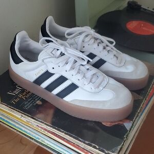 Adidas Samba White Black Sneakers